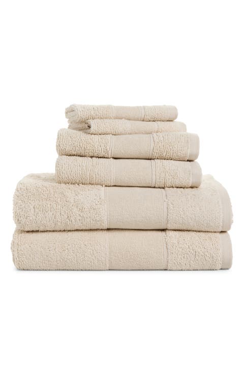 Turkish Cotton 6-Piece Towel Set