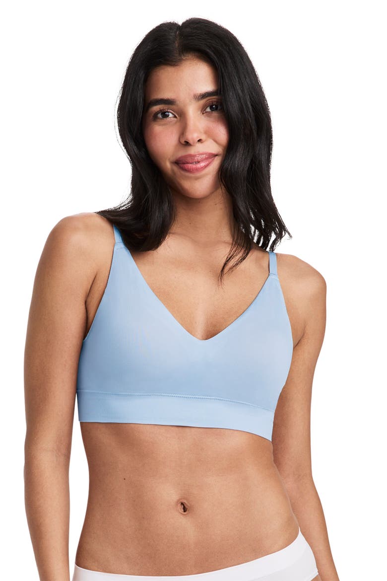 Women's Seamfree Light Lift Bralette, Main, color, Shy Blue