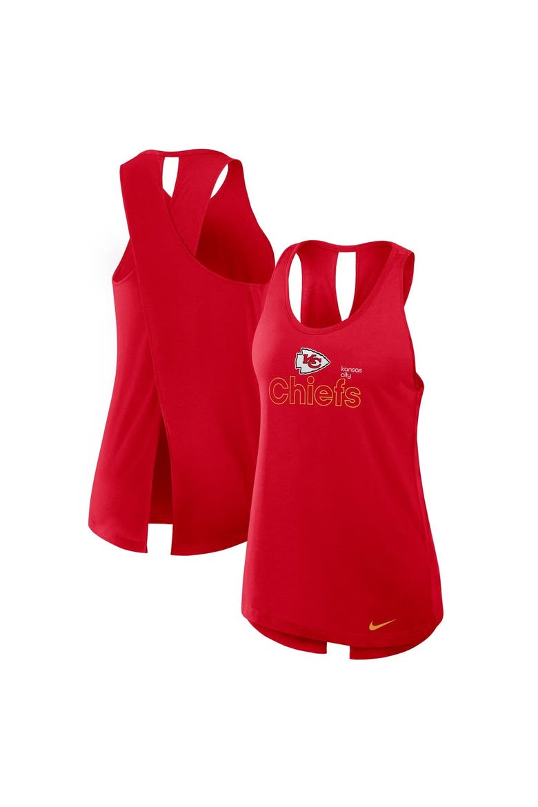 Women's Nike Red Kansas City Chiefs Plus Size Performance Tank Top, Main, color, Red