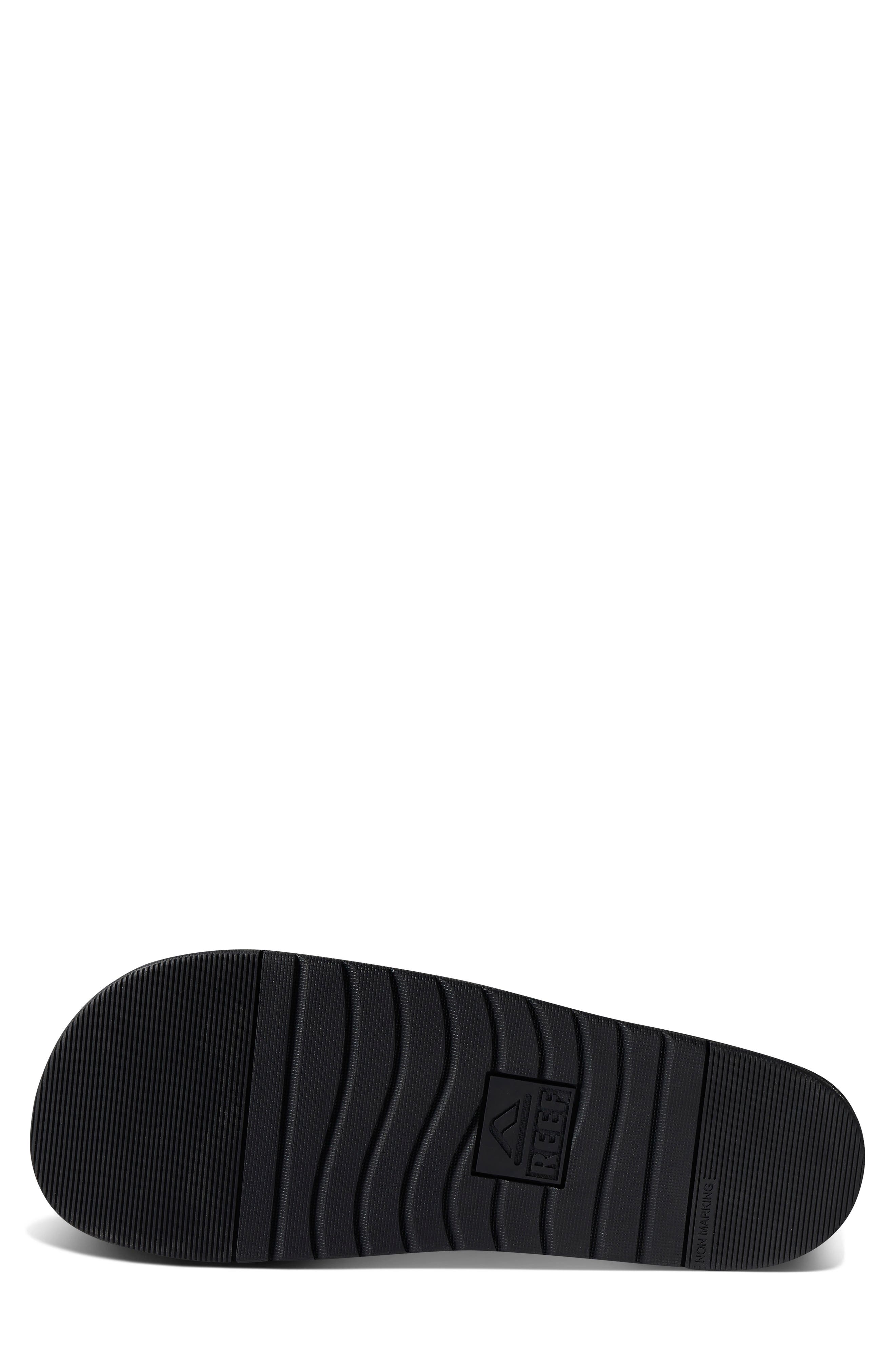 Reef Ojai Two-Bar Slide Sandal, Alternate, color, Black