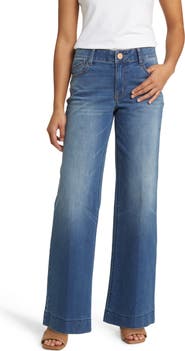 Wit & Wisdom Sam High Waist Wide Leg Jeans