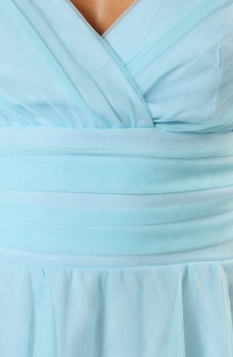 Petal & Pup Kienna Tulle Minidress, Alternate, color, Blue