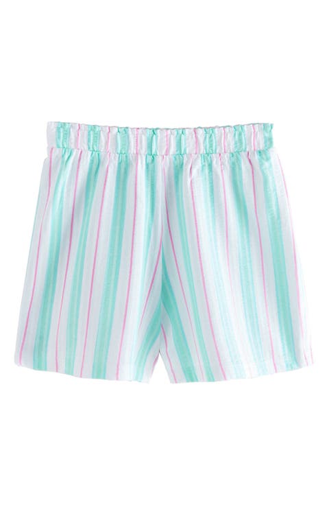 Kids' Stripe Cotton Pull-On Shorts (Big Kid)