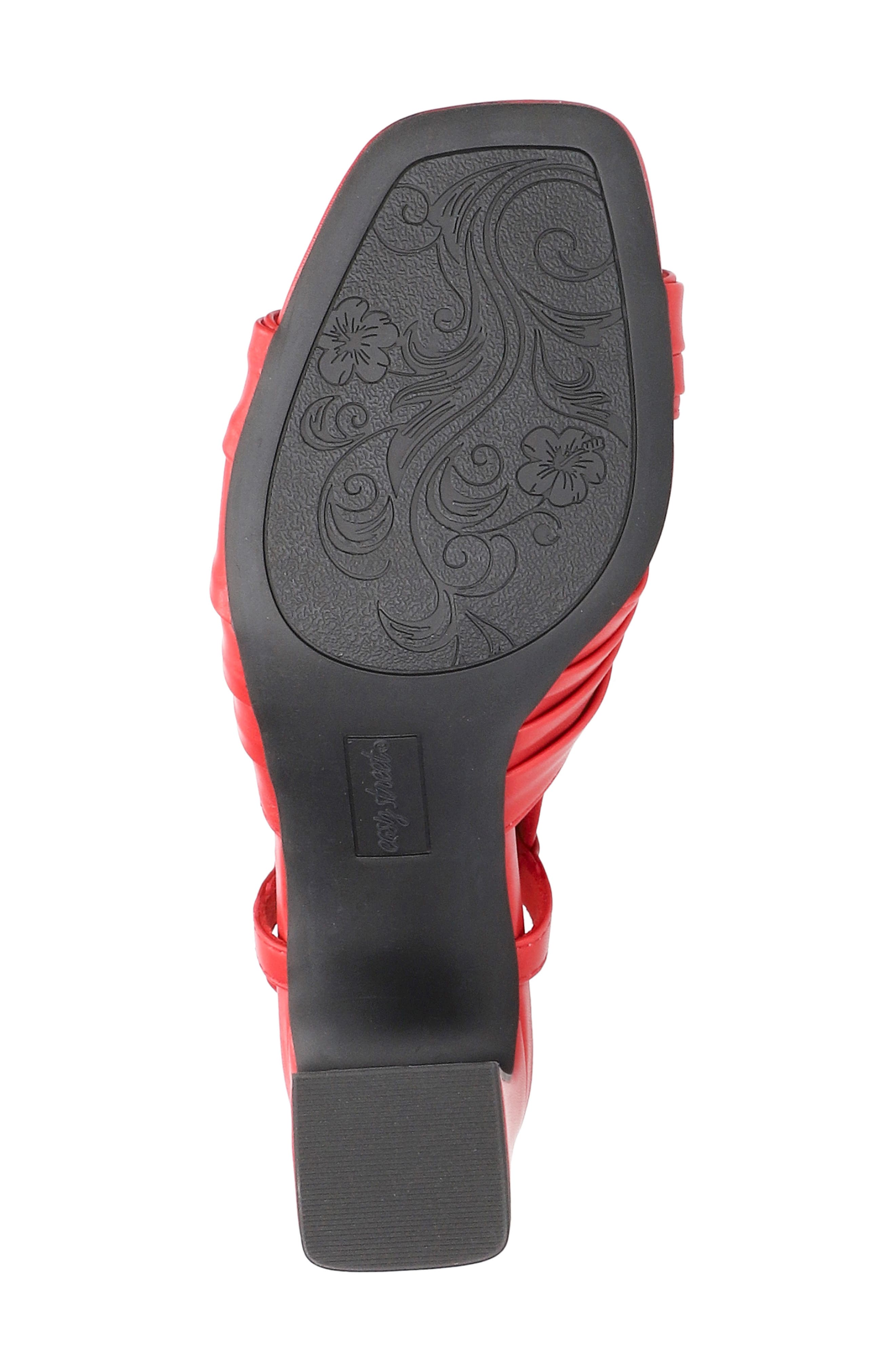 Lucie Slingback Sandal, Alternate, color, RED