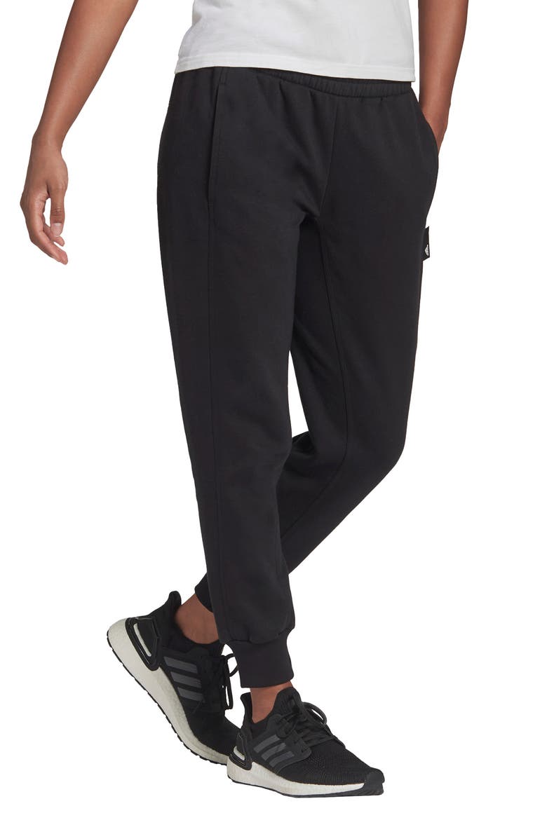 Studio Lounge Fleece Joggers, Main, color, BLACK
