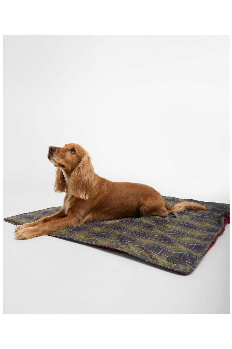 Reversible Dog Towel & Blanket, Alternate, color, CLASSIC TARTAN/ RED