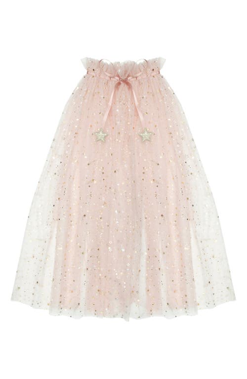 Mimi & Lula Kids' Shooting Star Tulle Costume Cape in Pink 