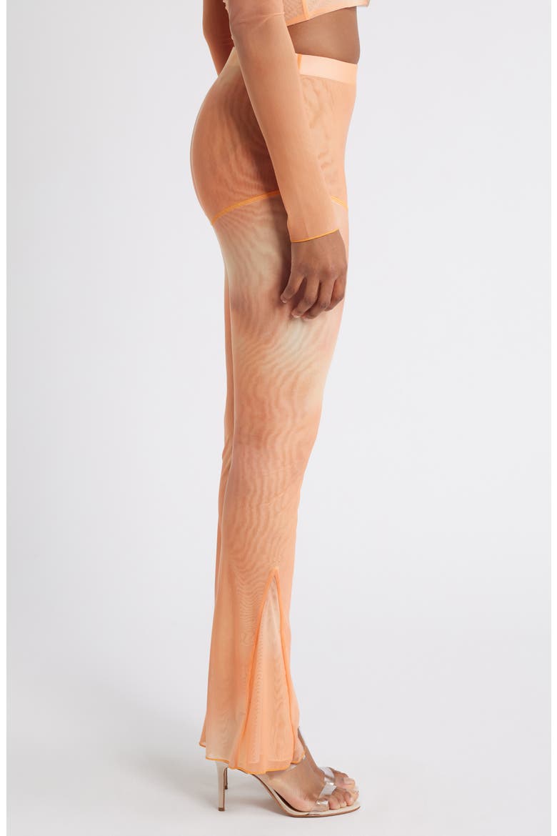 Flare Pants, Alternate, color, ORANGE OMBRE