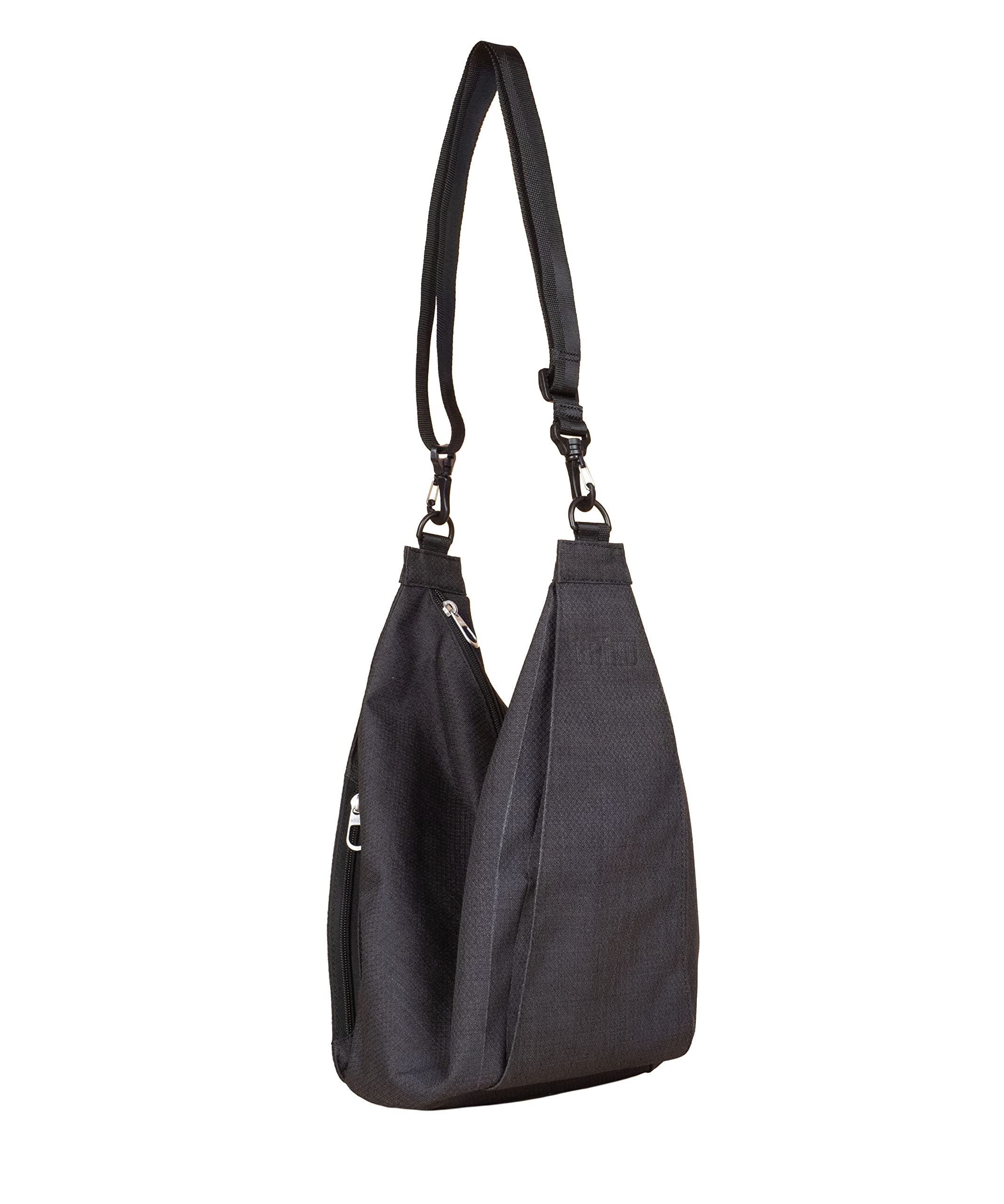HAIKU Crescent 2.0 Handbag, Alternate, color, Black In Bloom