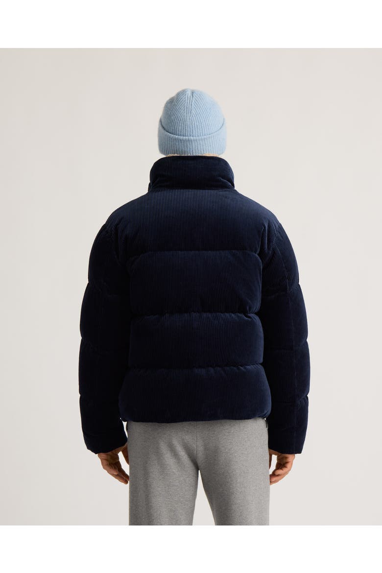 Mens Richmond Corduroy Puffer Jacket, Alternate, color, NAVY