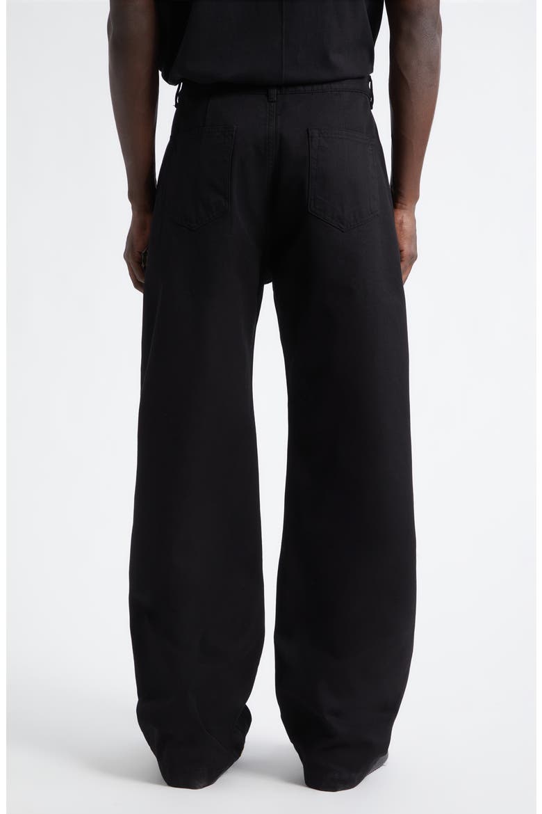 Geth Five-Pocket Wide Leg Jeans, Alternate, color, BLACK