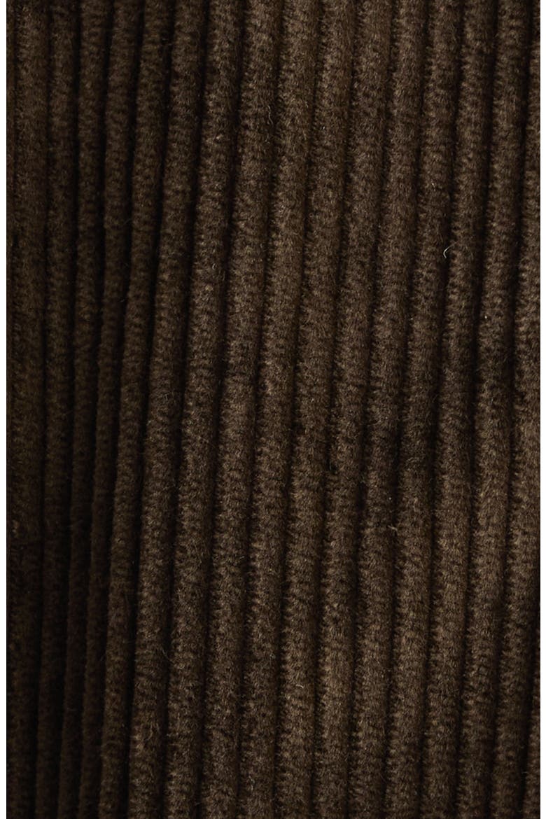 Padded Cotton Corduroy Jacket, Alternate, color, BROWN