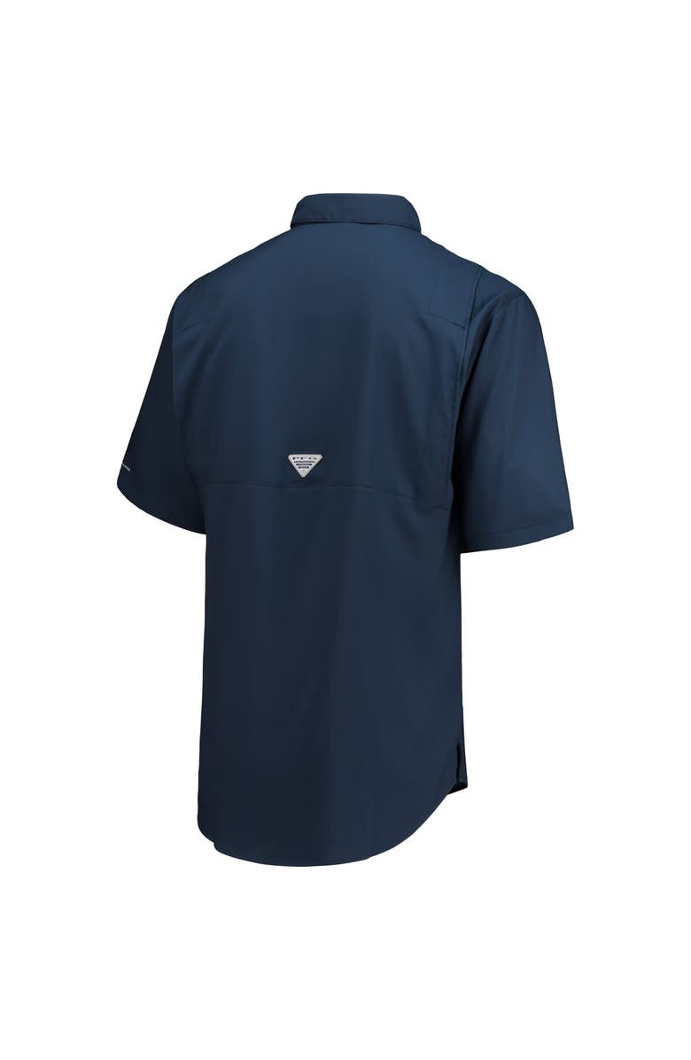 Columbia Men's Columbia Navy Dallas Cowboys Tamiami Omni-Shade Button-Down Short Sleeve Shirt, Alternate, color, Navy