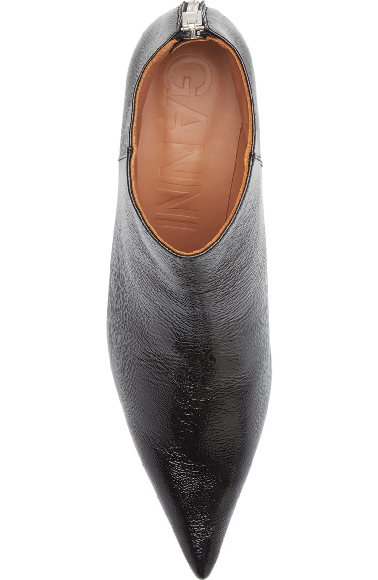 Ganni Pointed Toe Bootie, Alternate, color,