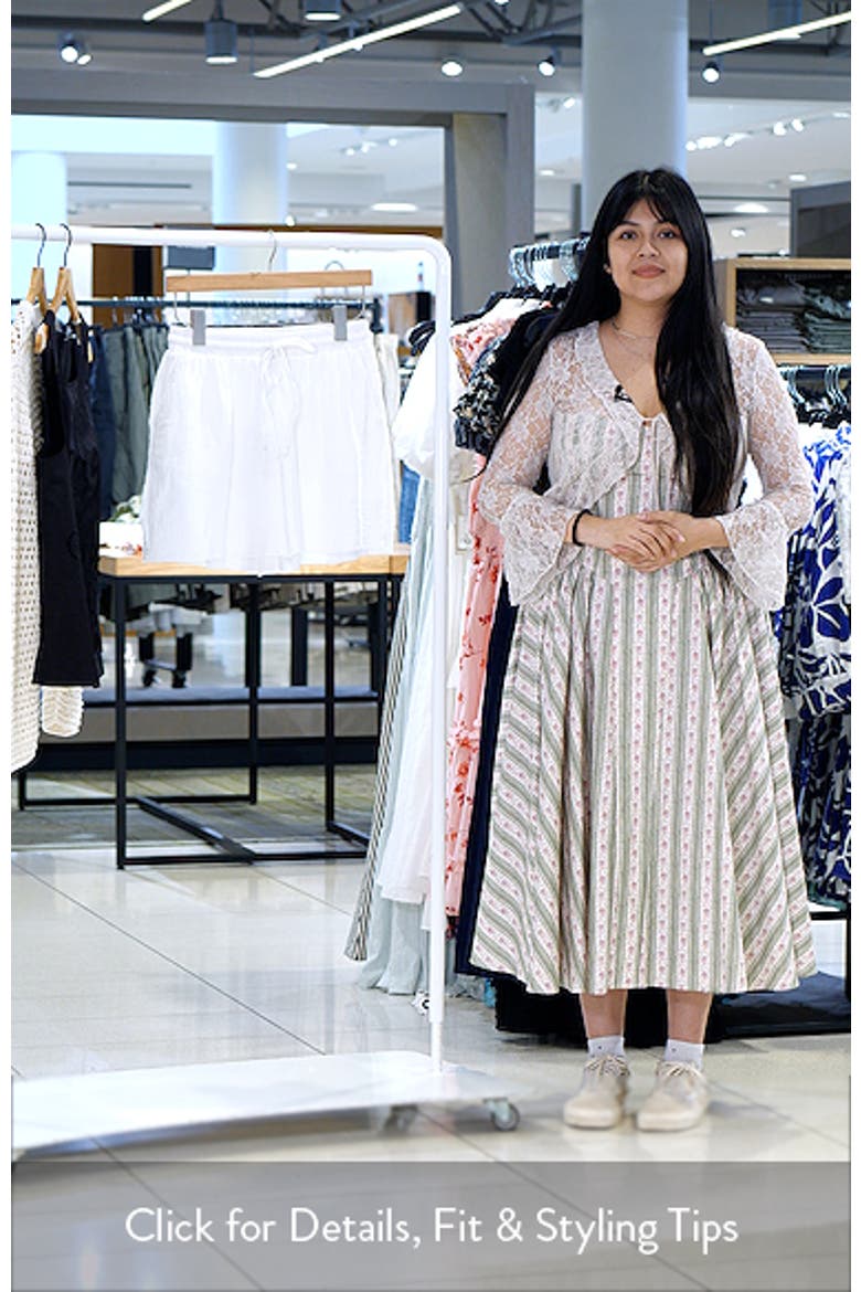 Raw Hem Cotton Cover-Up Shorts video
