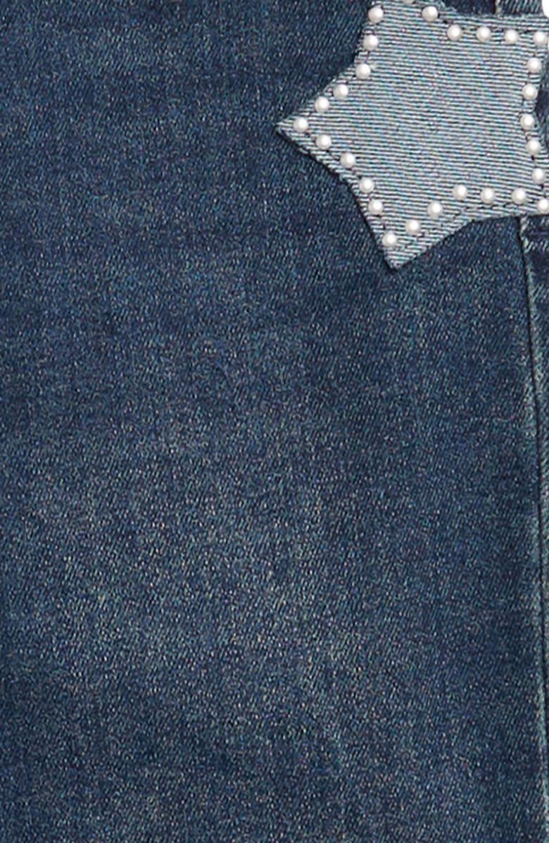 Tractr Kids' Star Studded Flare Leg Jeans, Alternate, color,