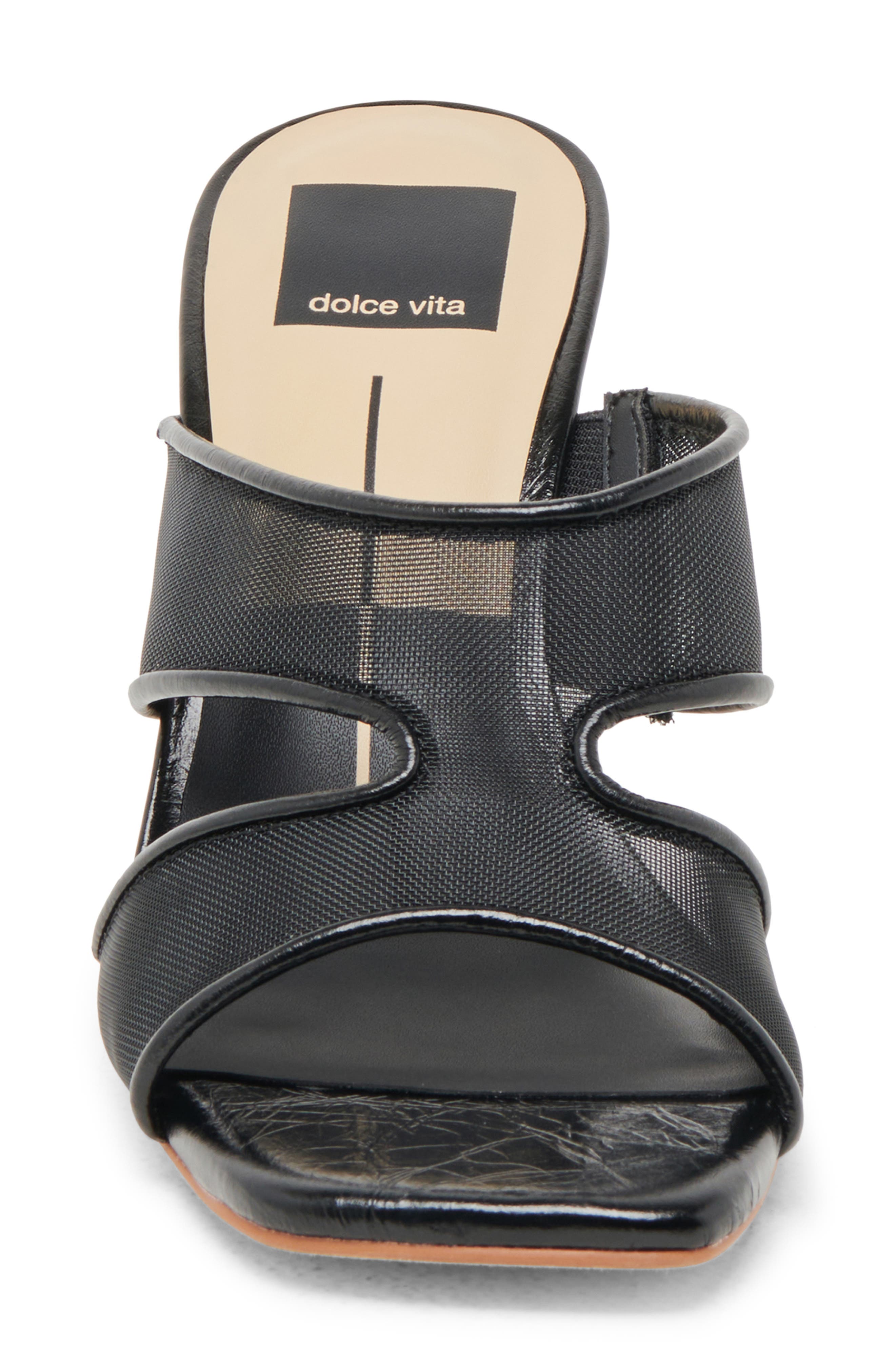 Dolce Vita Gitel Slide Sandal, Alternate, color, Onyx Mesh