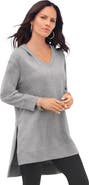 Roaman's French Terry Tunic Hoodie