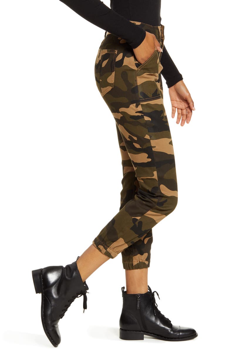 Prosperity Denim Camo Stretch Denim Joggers, Alternate, color,