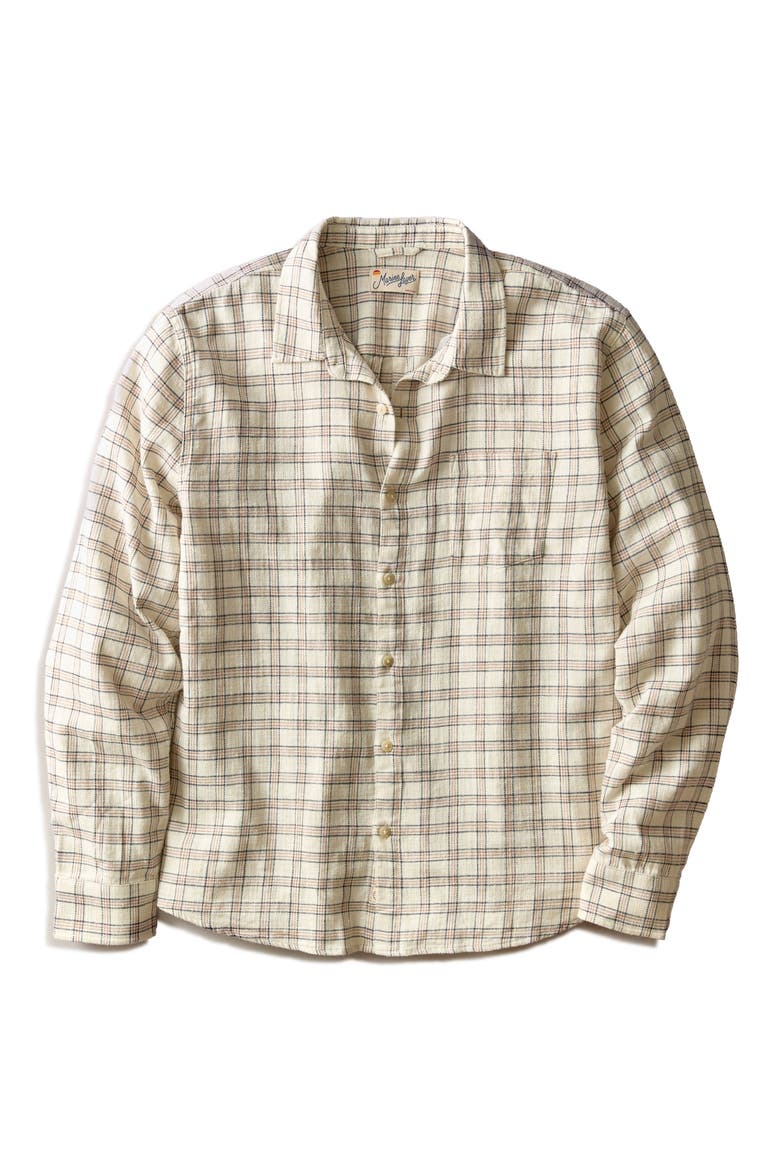 Classic Stretch Check Button-Up Shirt, Alternate, color, WHITE/ NAVY CHECK