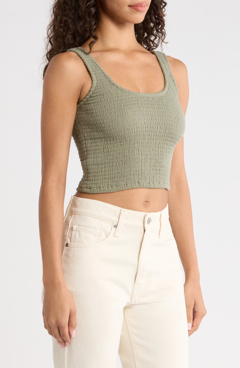 Marine Layer Coralina Cotton Smock Tank, Alternate, color, Sea Spray