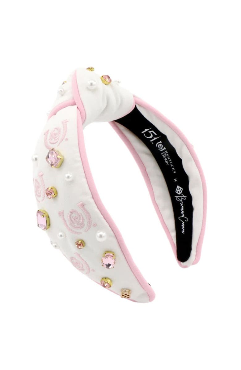 Brianna Cannon Women's Brianna Cannon 151st Kentucky Derby Logo Headband, Main, color, Pink