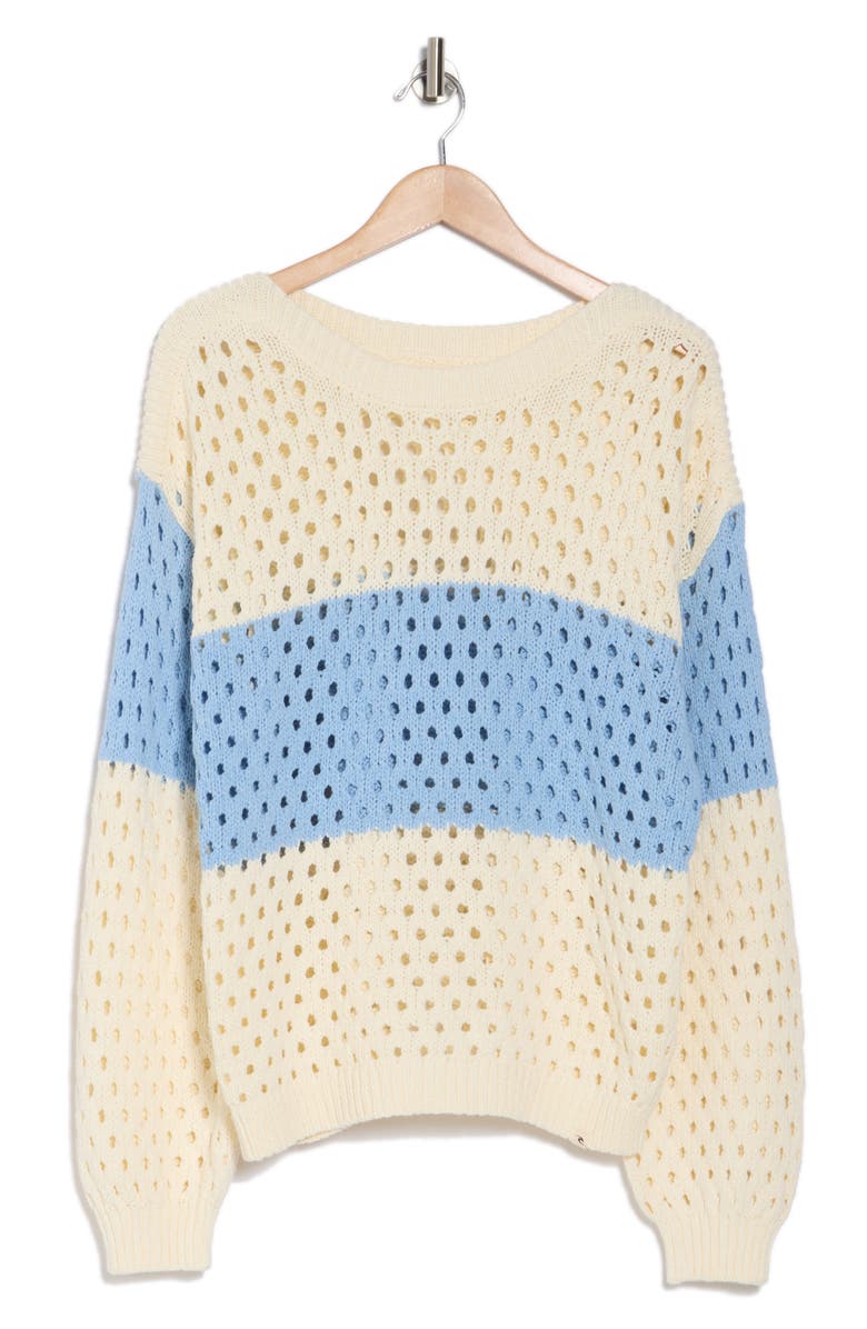 Rip Curl Desert Dreams Open Knit Sweater, Alternate, color,