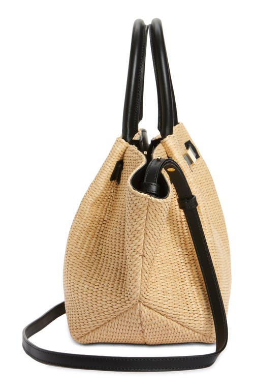 Demellier Midi New York Straw East/west Tote