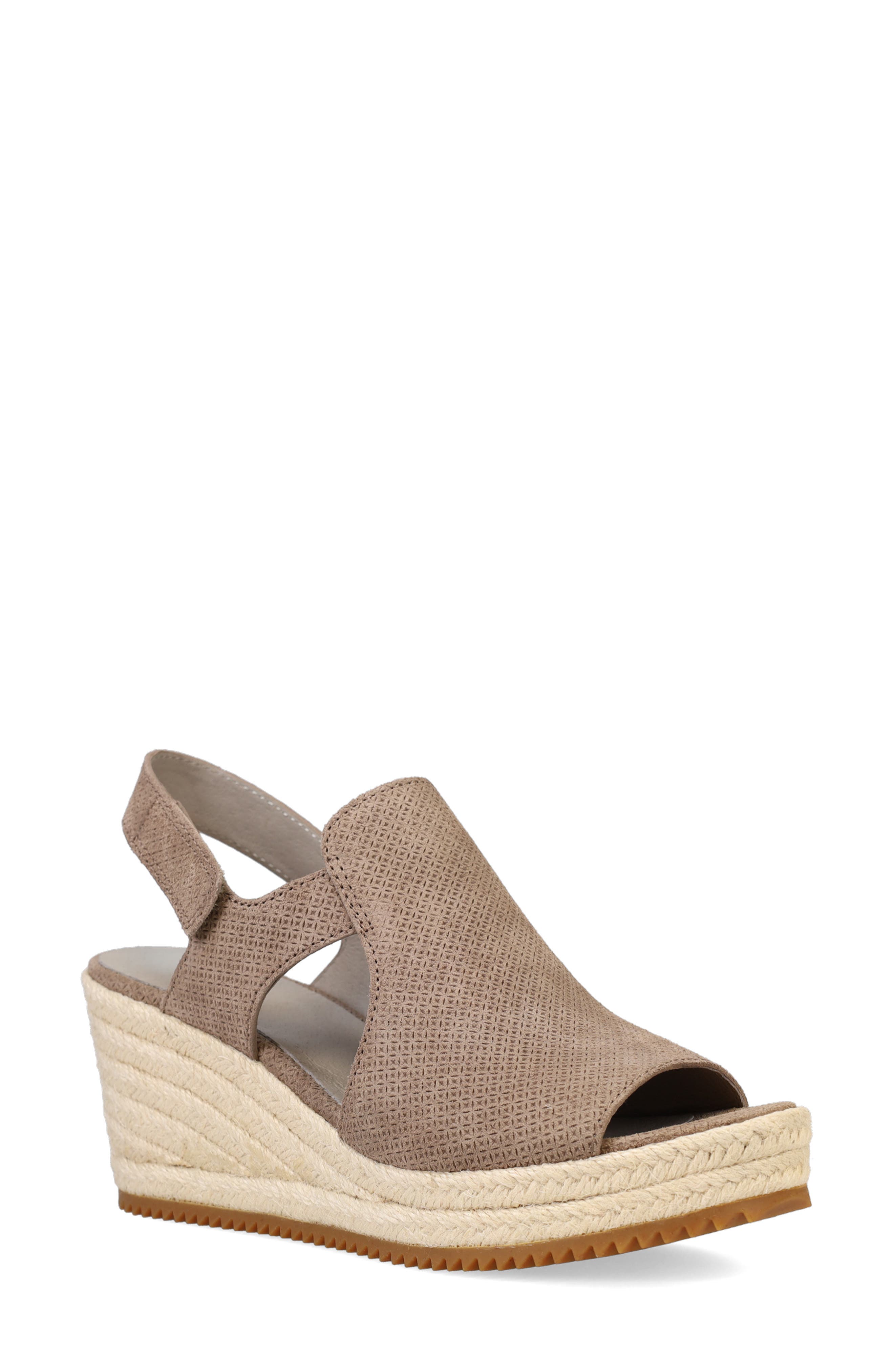 Eileen Fisher Wilda Slingback Espadrille Platform Wedge Sandal