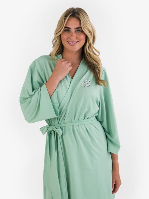 Rufflebutts Maternity Robe In Green