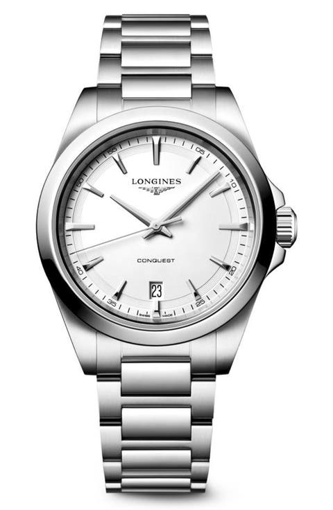 Conquest Bracelet Watch, 38mm