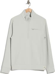Reigning Champ Double Knit Slim Quarter Zip Sweatshirt