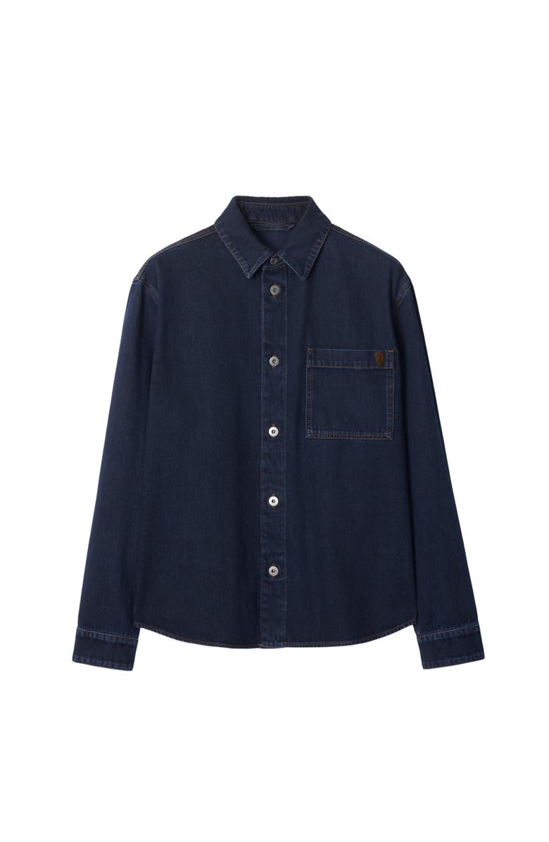 Burberry Relaxed Fit Denim Shirt, Alternate, color,