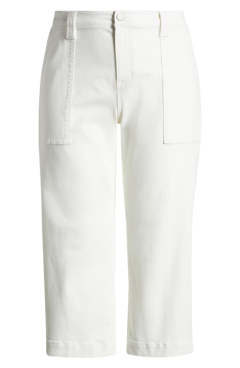 Liverpool Los Angeles Stride Patch Pocket Crop Wide Leg Jeans, Alternate, color, 