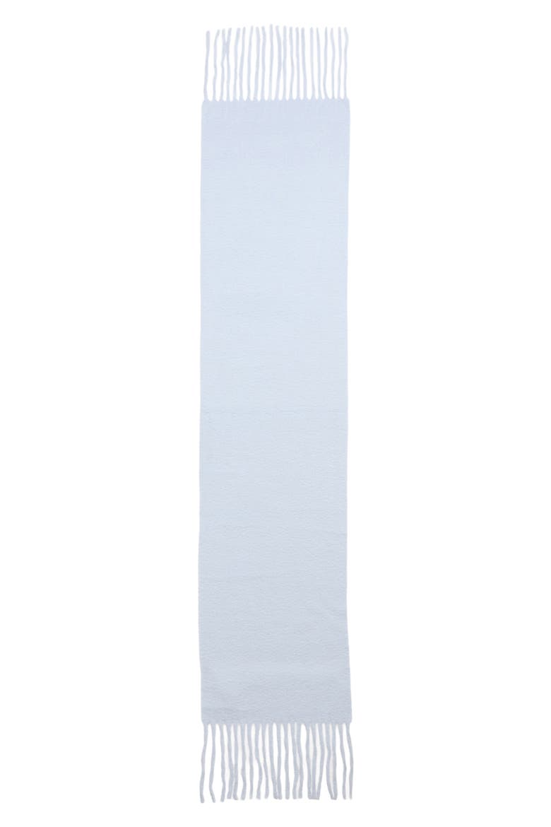 Santo Large Baby Alpaca Blend Fringe Scarf, Alternate, color, LIGHT BLUE