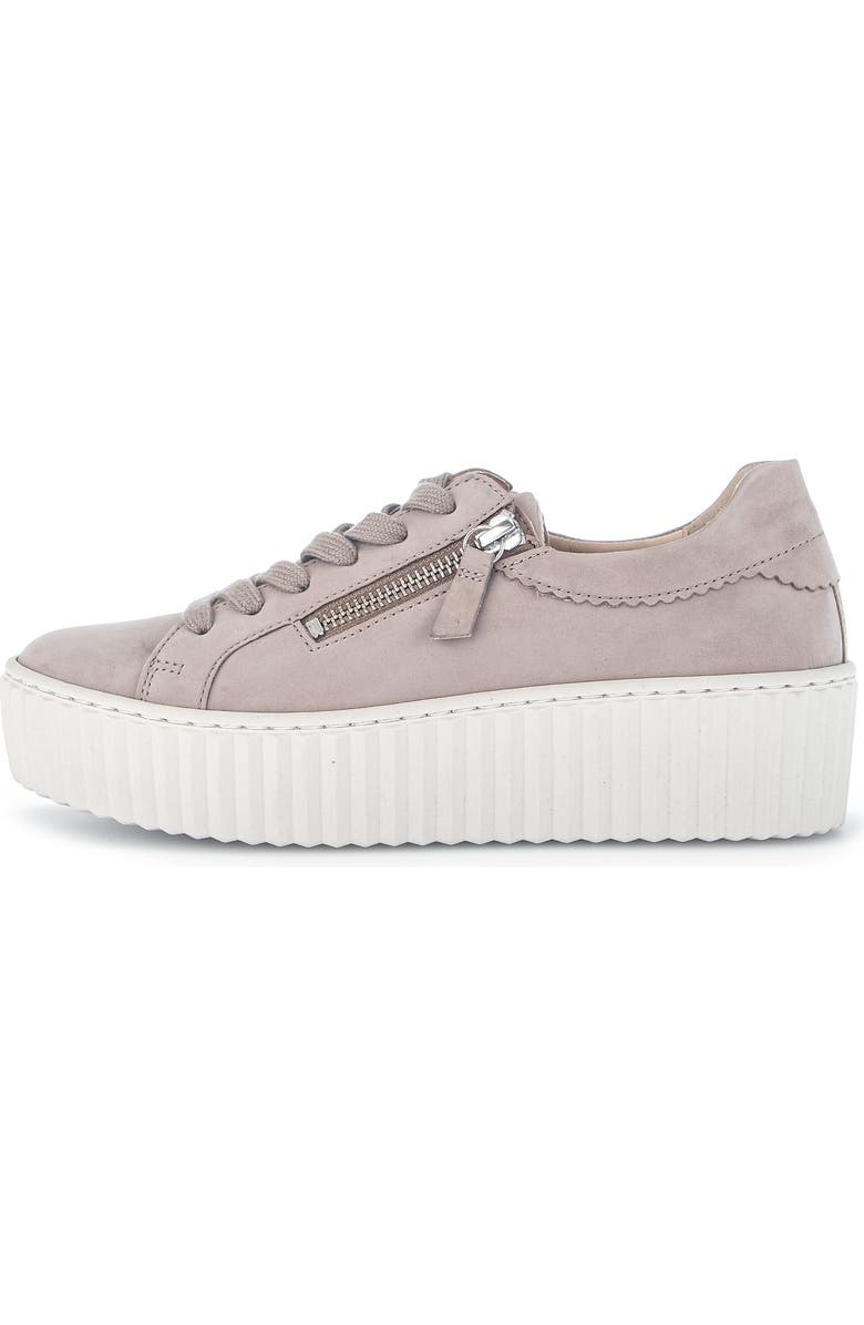 Gabor 43.200 Platform Sneaker, Alternate, color, Creme