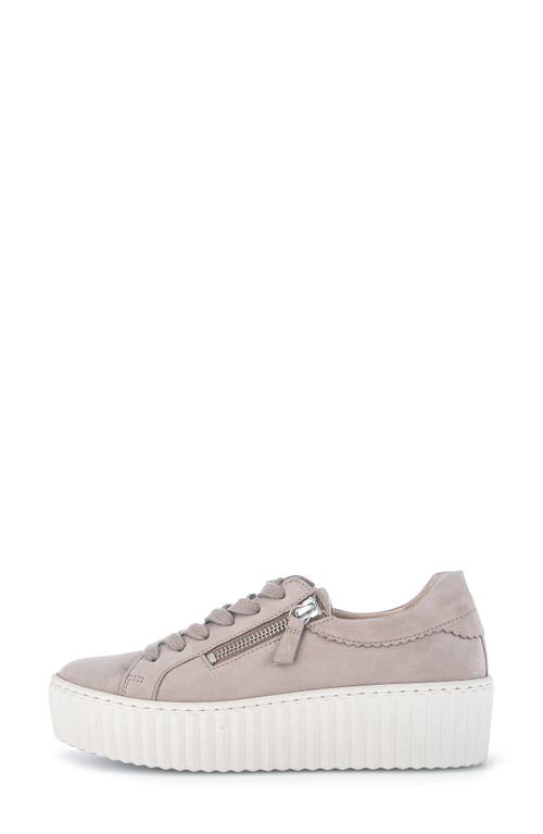 Gabor 43.200 Platform Sneaker In Creme