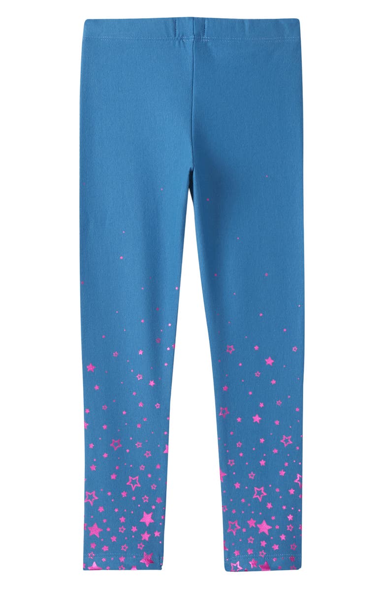 Hatley Kids' Star Sapphire Cozy Leggings, Alternate, color, Star Sapphire