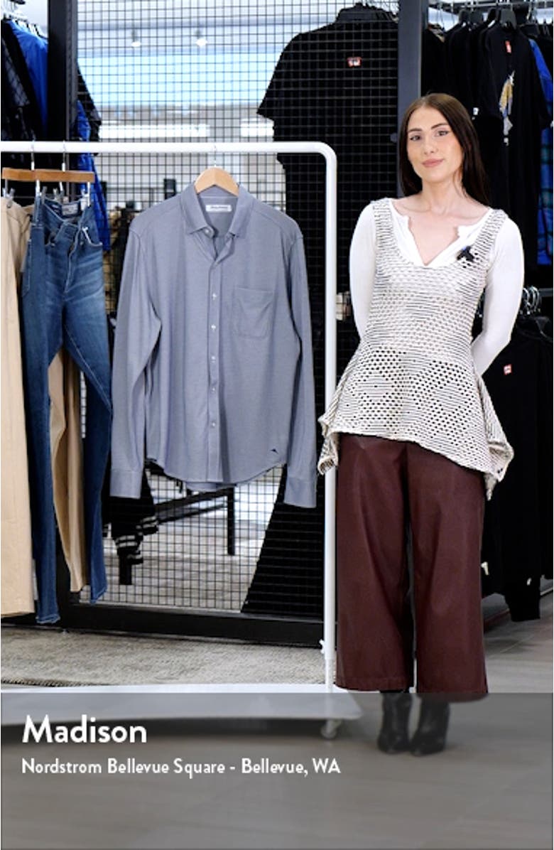 New San Lucio Tides IslandZone<sup>®</sup> Cotton Blend Button-Up Shirt, sales video thumbnail