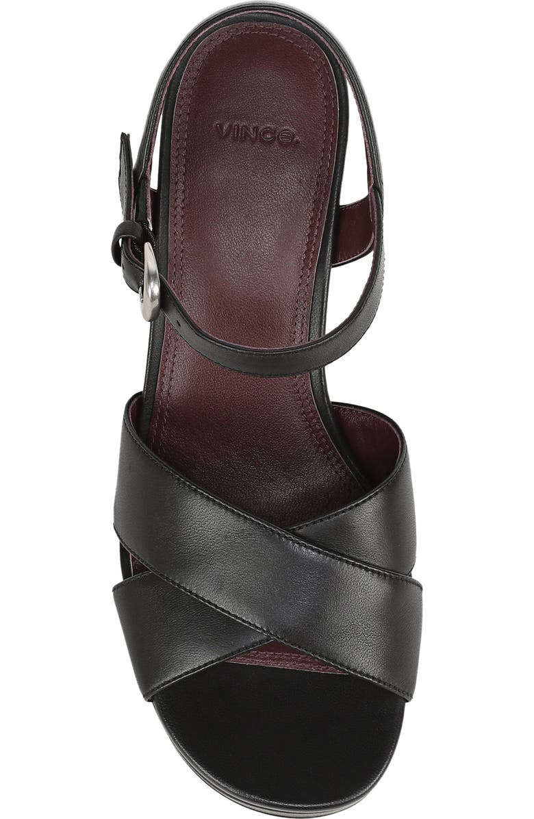 Vince Ericka Ankle Strap Platform Sandal, Alternate, color, Black