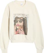 Re/Done Not Yours Graphic Sweatshirt