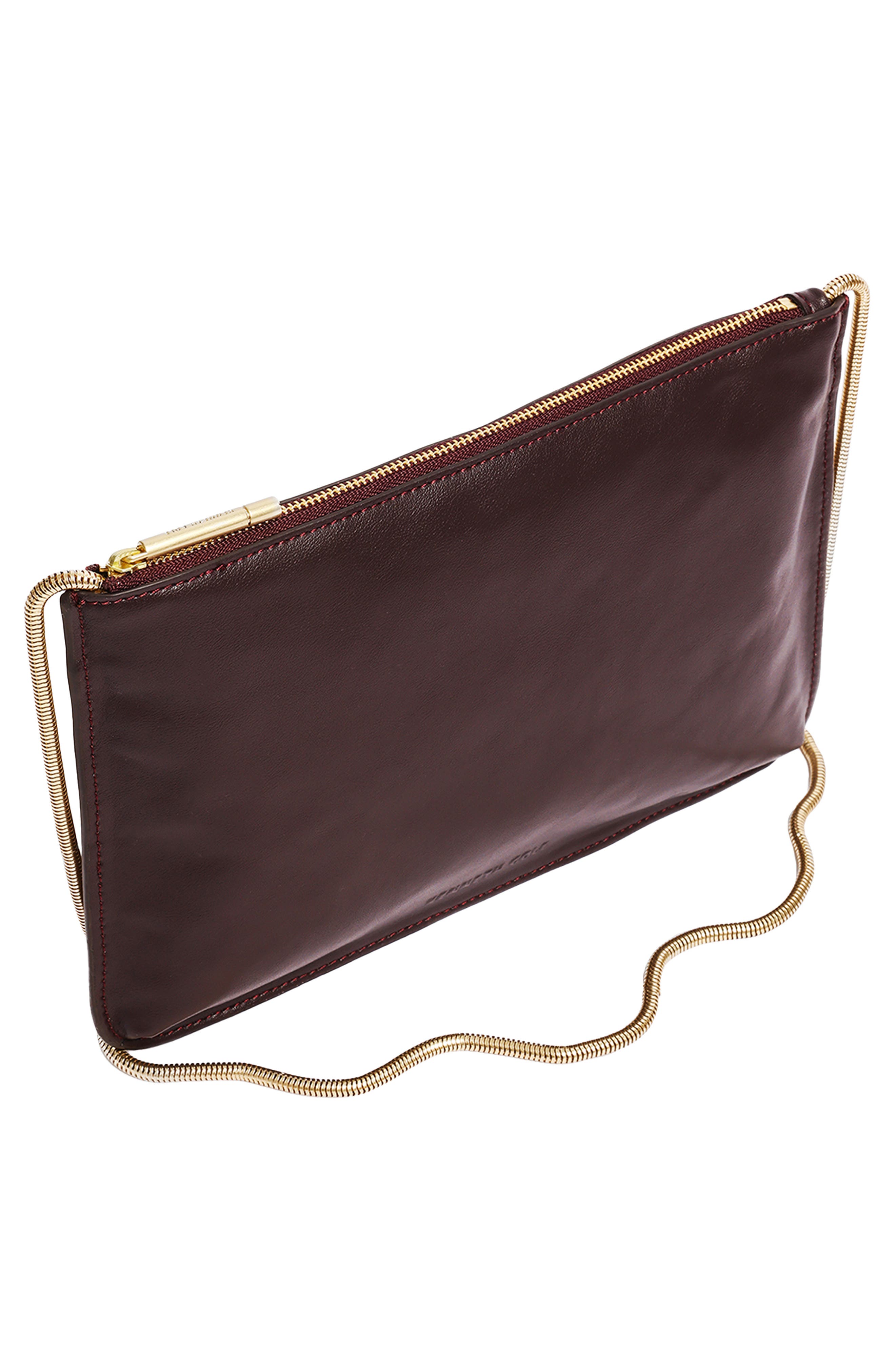 Highline Disco Leather Crossbody Bag, Alternate, color, PLUM
