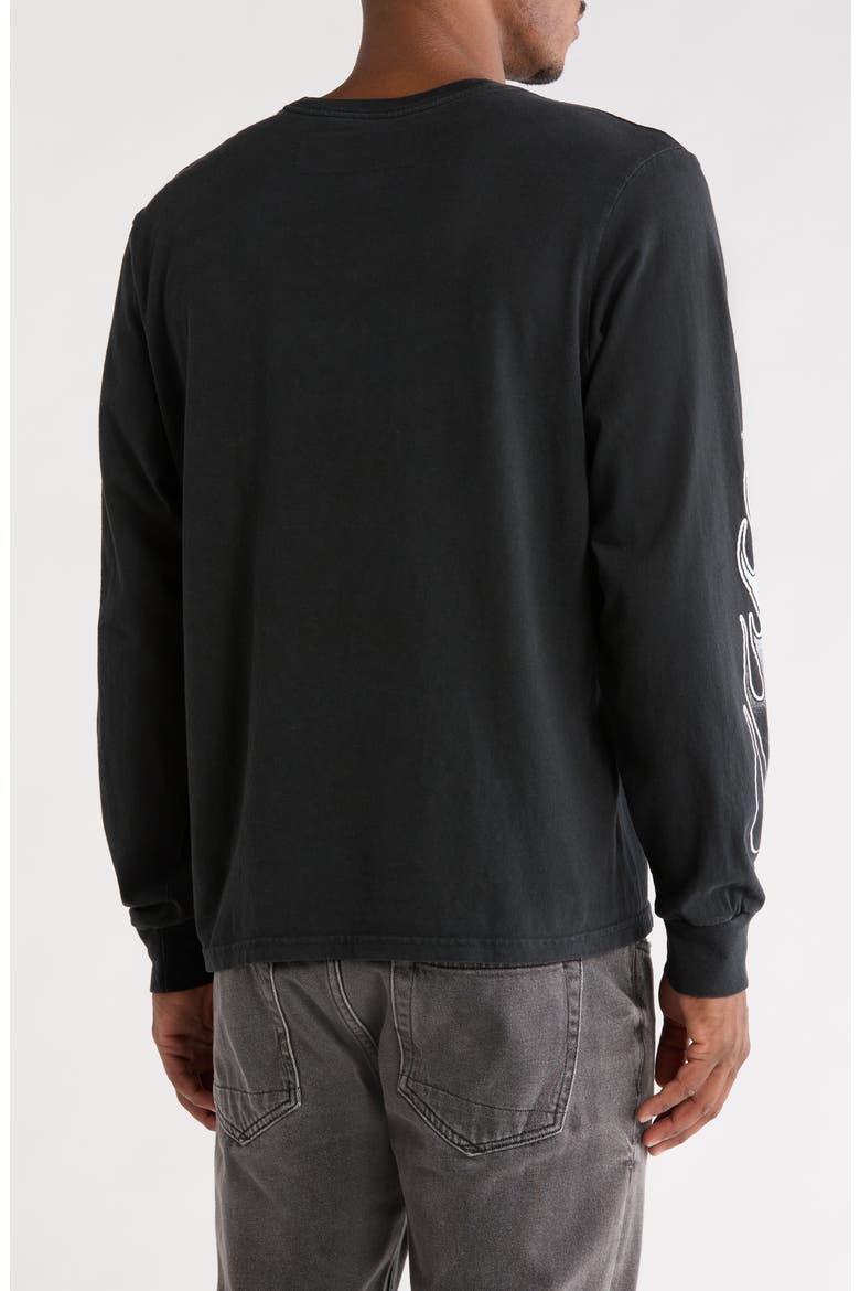 An American Original Long Sleeve Graphic T-Shirt, Alternate, color, WASHED BLACK