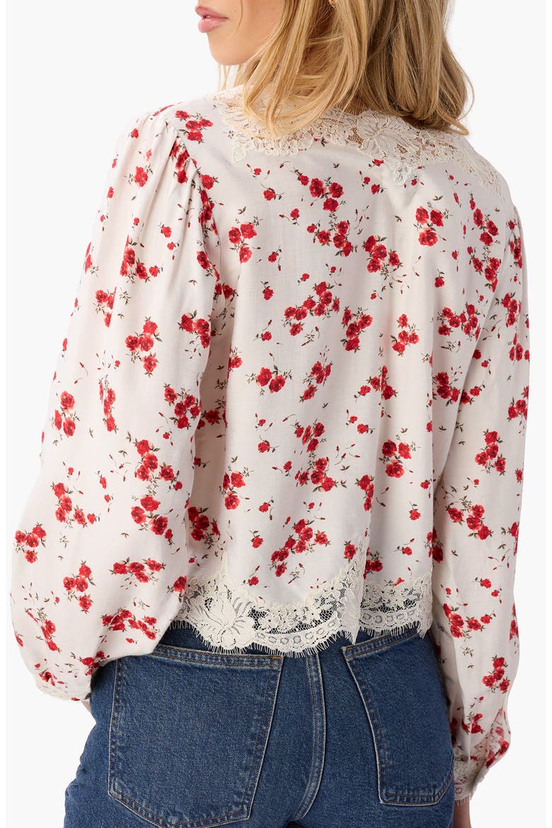 Yuri Lace Shirt, Alternate, color, CANDIED ROSE