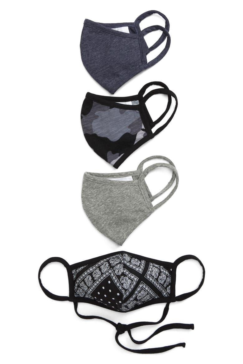 Assorted 4-Pack Adult Face Masks, Main, color, AMERICANA PACK