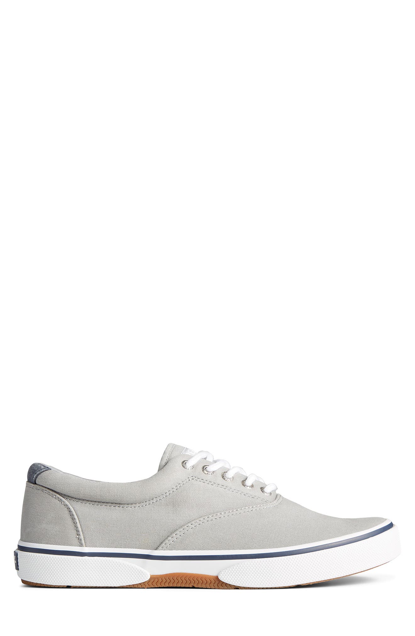 Sperry Halyard Saltwashed Low Top Sneaker - Wide Width Available, Alternate, color, Grey
