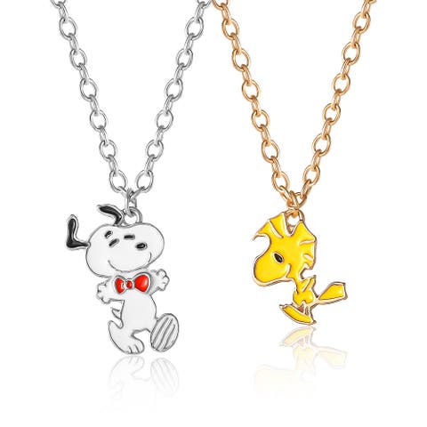 Snoopy & Woodstock BFF Necklace Set