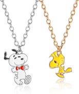 PEANUTS Snoopy & Woodstock BFF Necklace Set