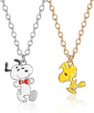 PEANUTS Snoopy & Woodstock BFF Necklace Set
