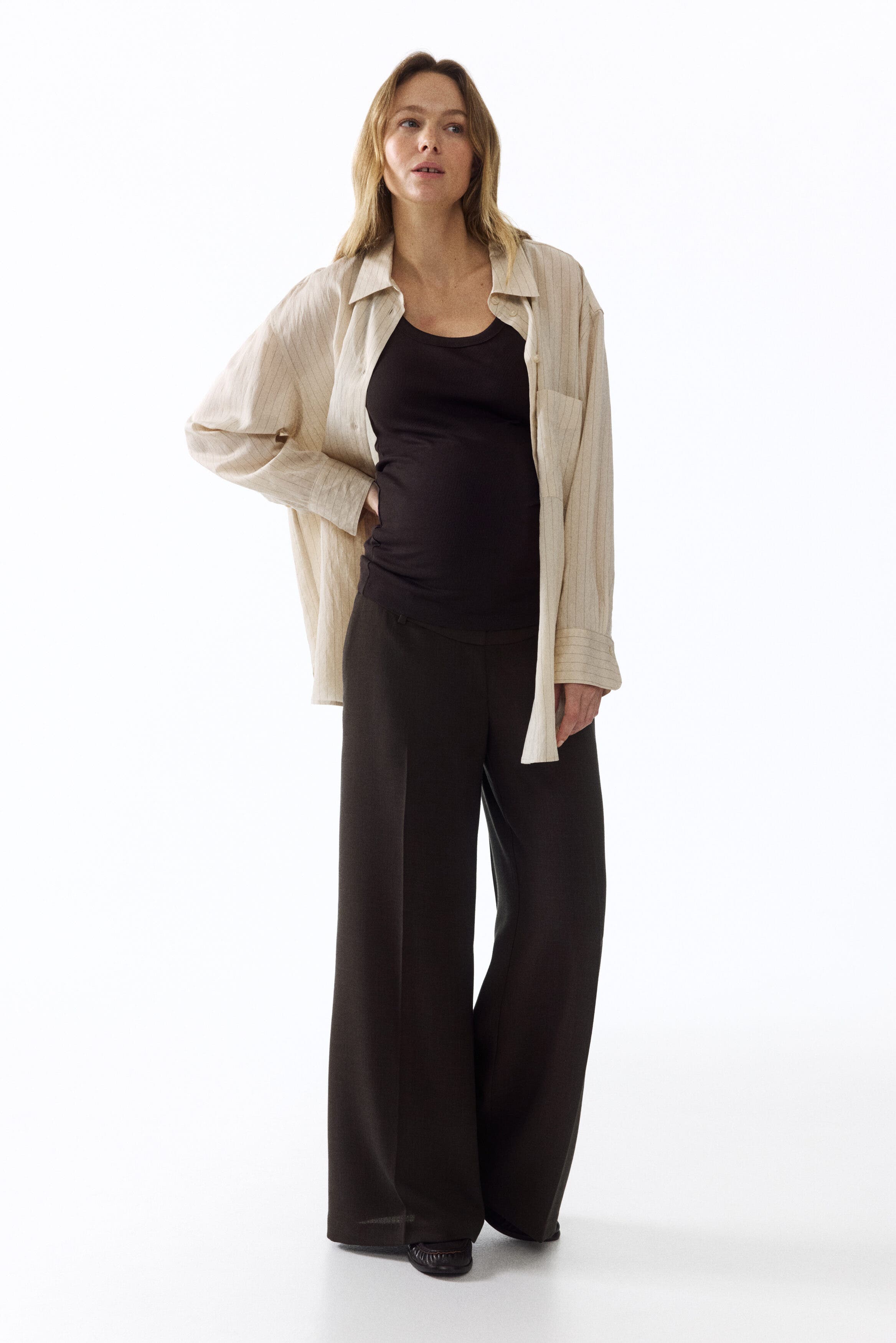 Mama Wide Tailored Trousers - image 2